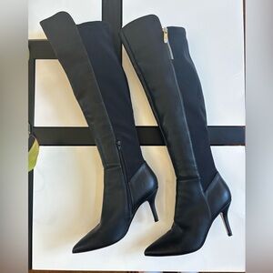 Marc Fisher Black Over the Knee Boots
